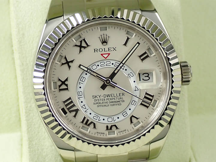 ロレックス スカイドゥエラー Ref.326939 ホワイトゴールド アイボリー文字盤 オイスターブレスレット