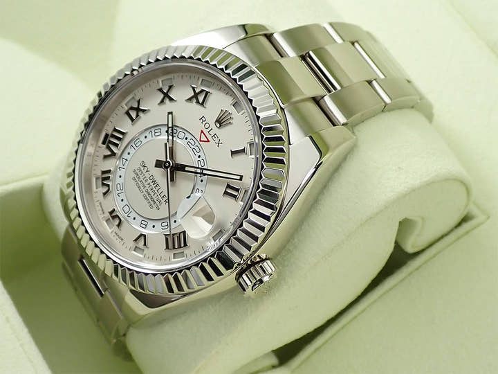 ロレックス スカイドゥエラー Ref.326939 ホワイトゴールド アイボリー文字盤 オイスターブレスレット