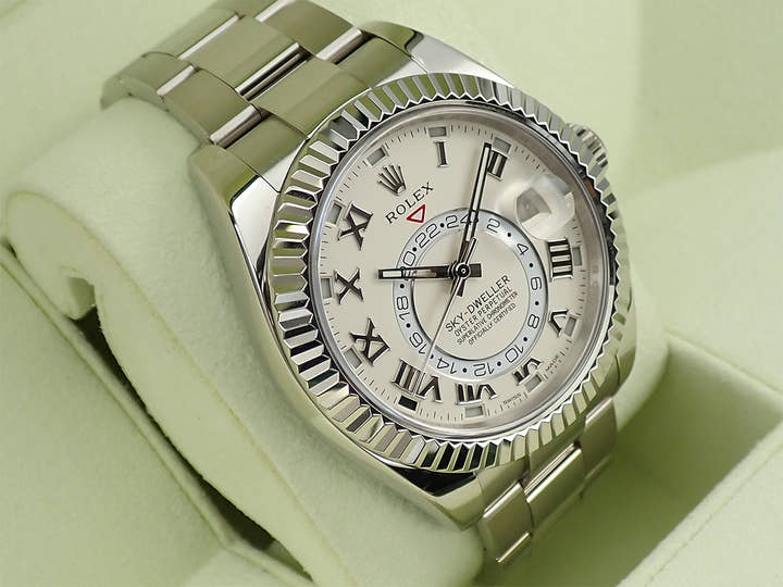 ロレックス スカイドゥエラー Ref.326939 ホワイトゴールド アイボリー文字盤 オイスターブレスレット