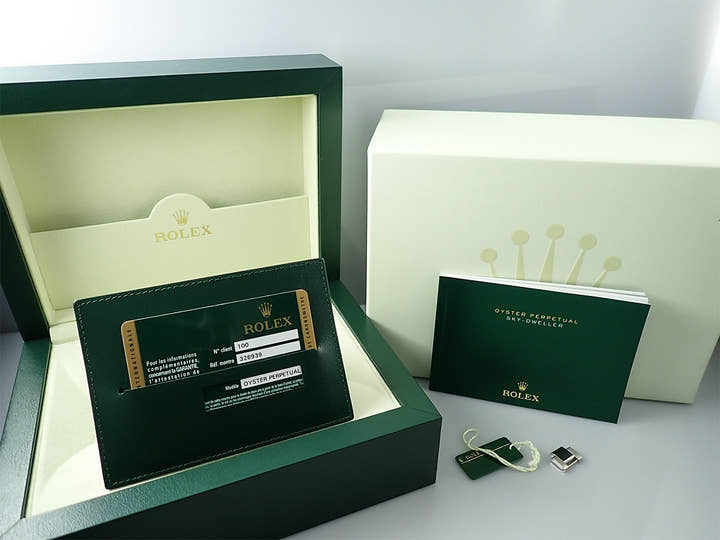 ロレックス スカイドゥエラー Ref.326939 ホワイトゴールド アイボリー文字盤 オイスターブレスレット