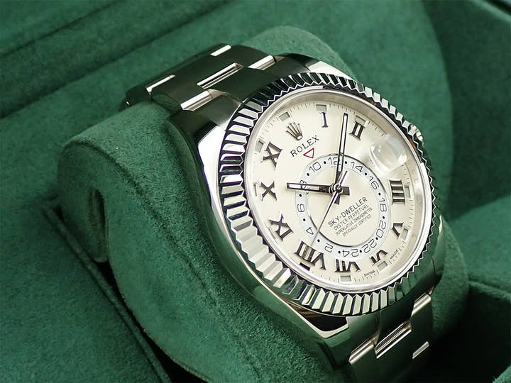 ロレックス スカイドゥエラー Ref.326939 ホワイトゴールド アイボリー文字盤 オイスターブレスレット