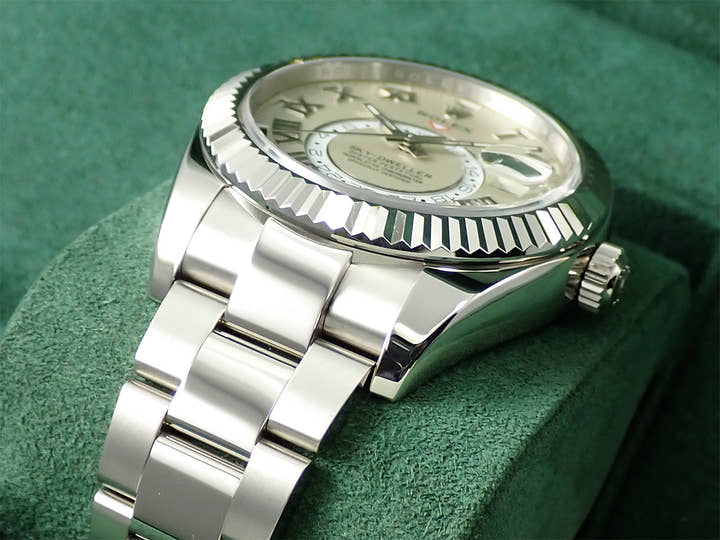 ロレックス スカイドゥエラー Ref.326939 ホワイトゴールド アイボリー文字盤 オイスターブレスレット