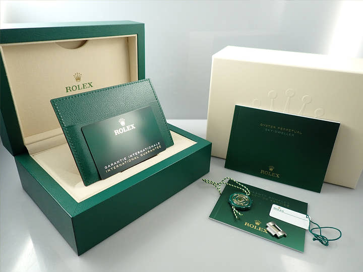 ロレックス スカイドゥエラー Ref.326934 ステンレススチール/ホワイトゴールド ブルー文字盤 オイスターブレスレット