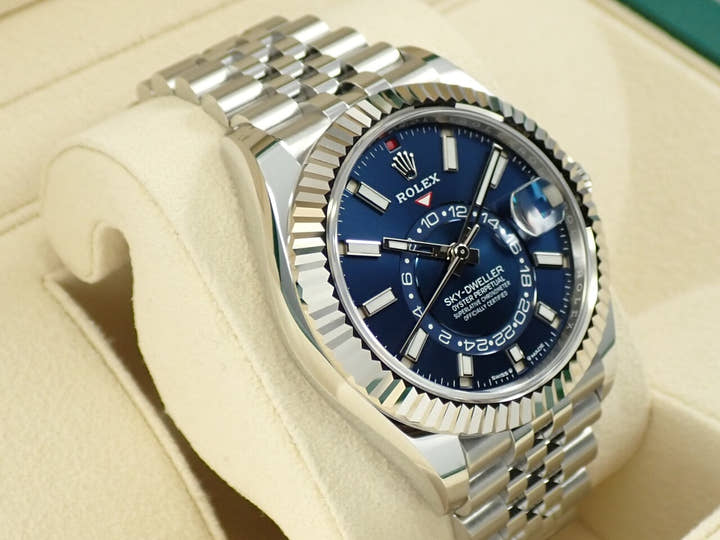 ロレックス スカイドゥエラー Ref.336934 ステンレススチール/ホワイトゴールド ブルー文字盤 ジュビリーブレスレット 未使用 F72Z5894