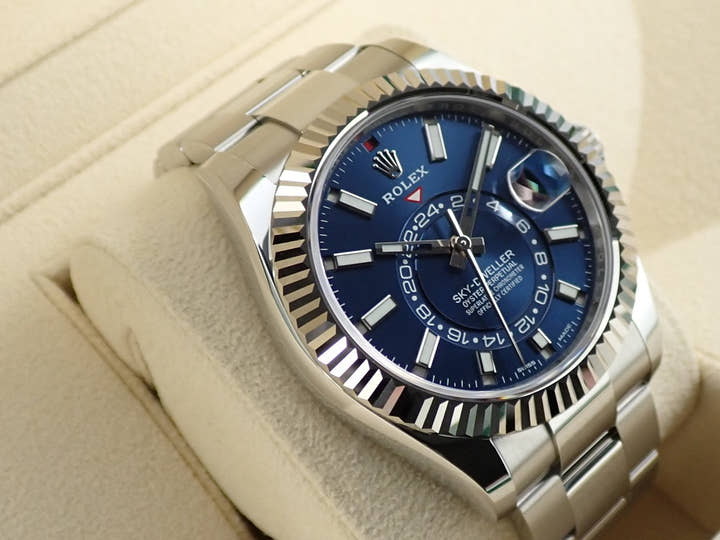 ロレックス スカイドゥエラー Ref.326934 ステンレススチール/ホワイトゴールド ブルー文字盤 オイスターブレスレット