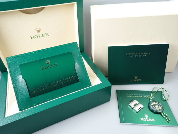 ロレックス スカイドゥエラー Ref.326934 ステンレススチール/ホワイトゴールド ブルー文字盤 オイスターブレスレット