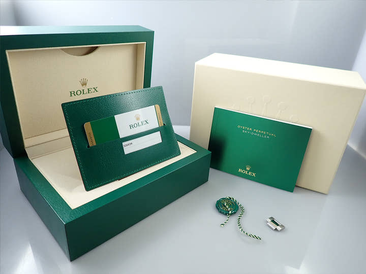 ロレックス スカイドゥエラー Ref.326934 ステンレススチール/ホワイトゴールド ブラック文字盤 オイスターブレスレット