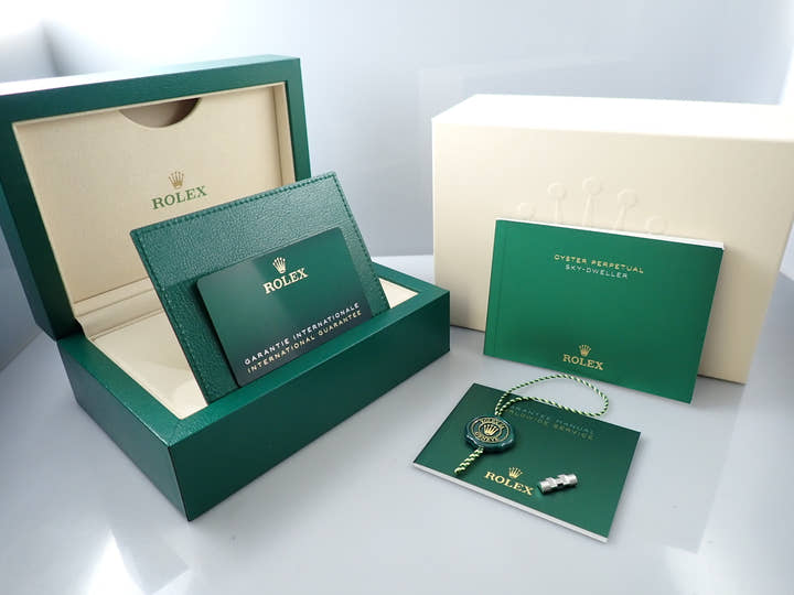 ロレックス スカイドゥエラー Ref.336934 ステンレススチール/ホワイトゴールド ホワイト文字盤 ジュビリーブレスレット 未使用 WA59H269