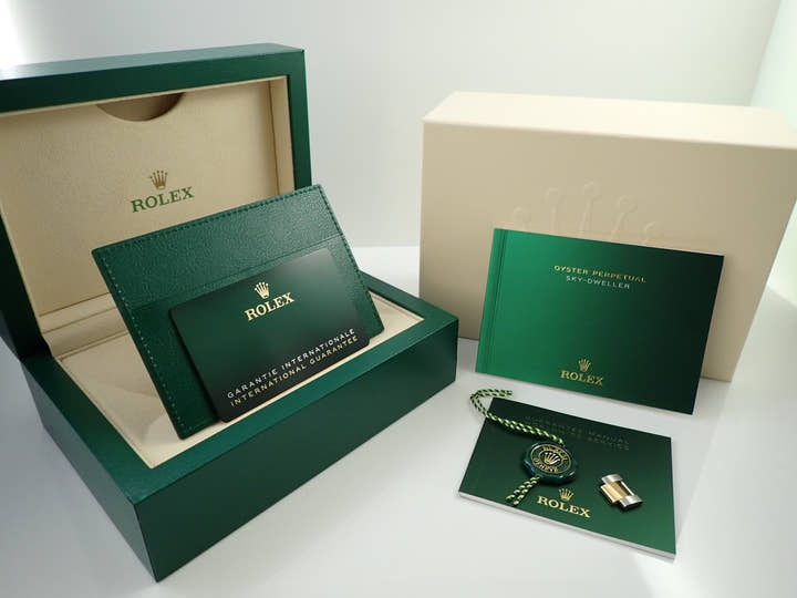 ロレックス スカイドゥエラー Ref.336933 ステンレススチール/イエローゴールド ブライトブラック文字盤 オイスターブレスレット