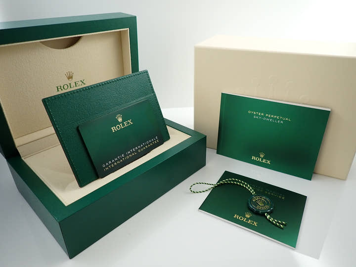 ロレックス スカイドゥエラー Ref.326934 ステンレススチール/ホワイトゴールド ブルー文字盤 ジュビリーブレスレット 未使用 HP1S47J1