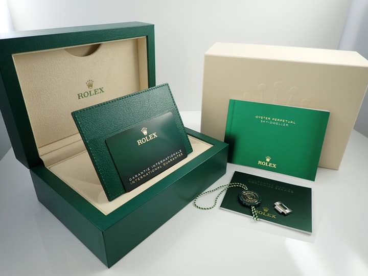 ロレックス スカイドゥエラー Ref.336934 ステンレススチール/ホワイトゴールド ミントグリーン文字盤 オイスターブレスレット