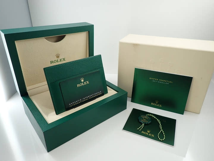 ロレックス スカイドゥエラー Ref.326934 ステンレススチール/ホワイトゴールド ブルー文字盤 オイスターブレスレット