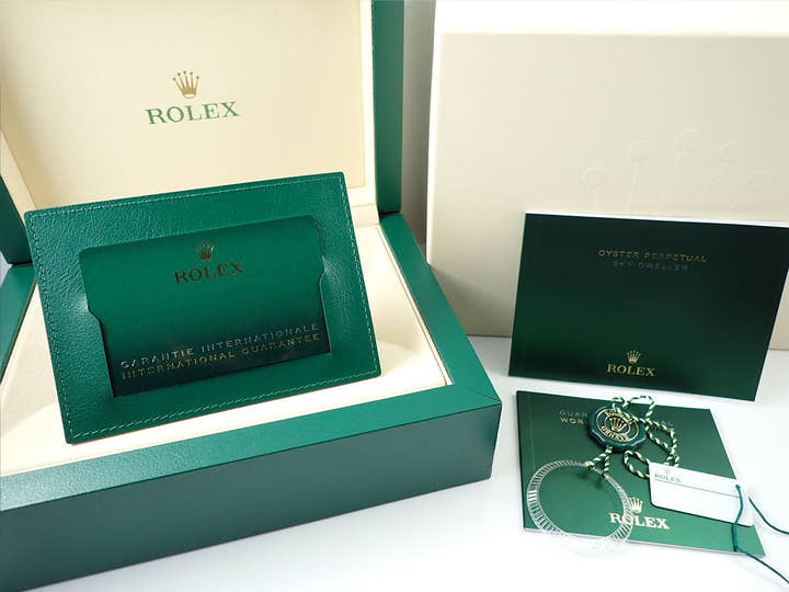 ロレックス スカイドゥエラー Ref.326934 ステンレススチール/ホワイトゴールド ブルー文字盤 オイスターブレスレット