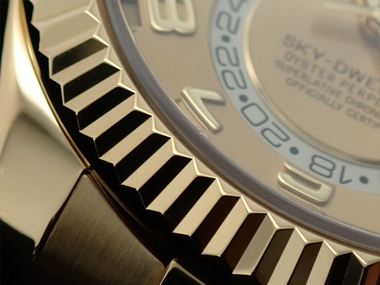 ロレックス スカイドゥエラー Ref.326938 イエローゴールド シャンパン文字盤 オイスターブレスレット