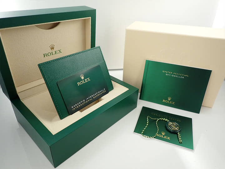 ロレックス スカイドゥエラー Ref.326934 ステンレススチール/ホワイトゴールド ブルー文字盤 ジュビリーブレスレット 未使用 5Y02Z817