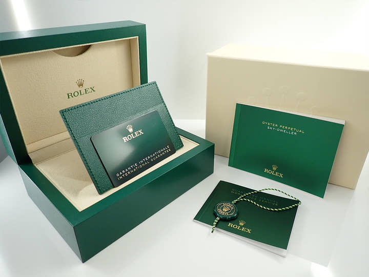 ロレックス スカイドゥエラー Ref.336934 ステンレススチール/ホワイトゴールド ホワイト文字盤 ジュビリーブレスレット 未使用 TVMTSC81