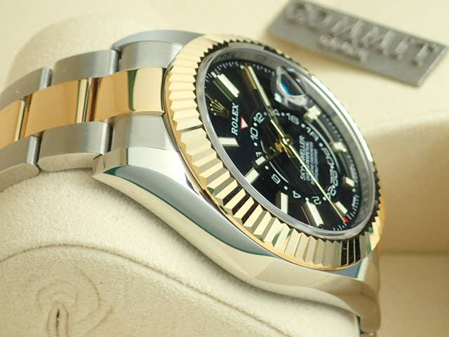 ロレックス スカイドゥエラー Ref.326933 ブラック文字盤 未使用 sky-dweller-5 オイスターブレスレット