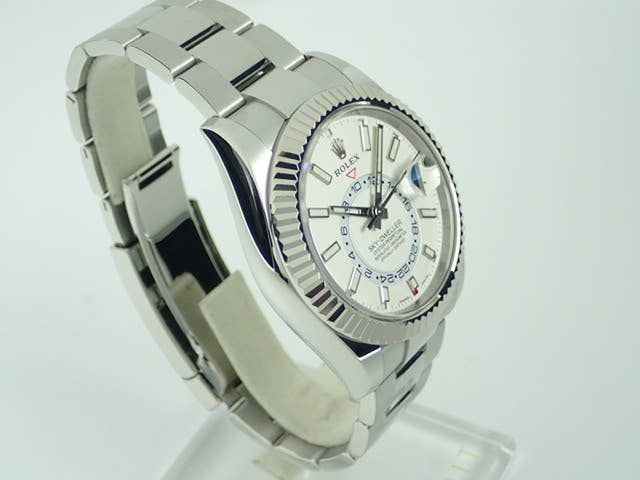 ロレックス スカイドゥエラー Ref.326934 ホワイト文字盤 中古 sky-dweller-12 オイスターブレスレット
