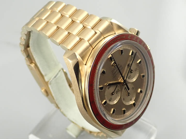 Omega Speedmaster Co-Axial Master Chronometer Chronograph Apollo 11 50th Anniversary Ref.310.60.42.50.99.001 Yellow Dial Excellent Condition 6096Y142