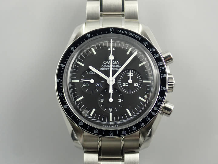 オメガ スピードマスター ムーンウォッチ プロフェッショナル クロノグラフ Ref.311.30.42.30.01.005 ブラック文字盤 極美品 863J46C3