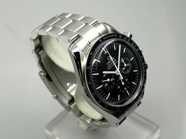 オメガ スピードマスター ムーンウォッチ プロフェッショナル クロノグラフ Ref.311.30.42.30.01.005 ブラック文字盤 極美品 863J46C3