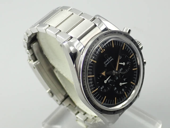 オメガ スピードマスター '57 クロノグラフ 38.6MM Ref.311.10.39.30.01.001 ブラック文字盤 極美品 4H9HV369