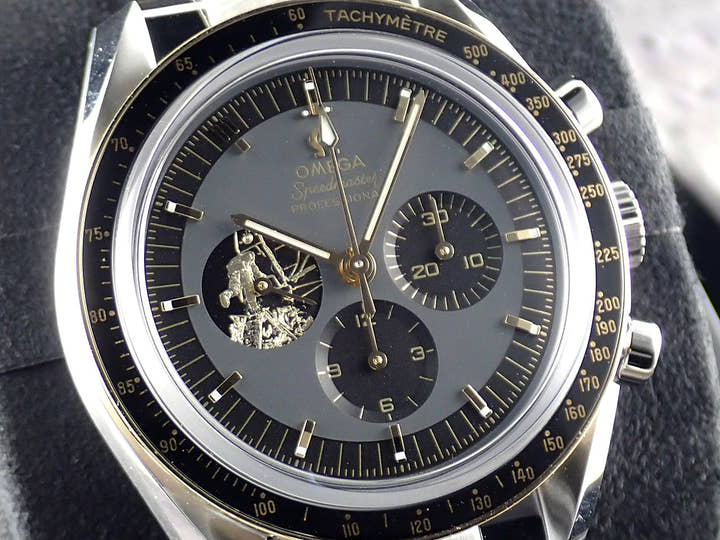 オメガ スピードマスター ムーンウォッチ アポロ11号50周年記念モデル Ref.310.20.42.50.01.001 ブラック文字盤 未使用 G2739CCT