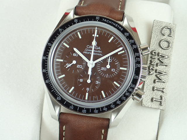 オメガ スピードマスター Ref.311.32.42.30.13.001 ブラウン文字盤 中古 speed-master-8