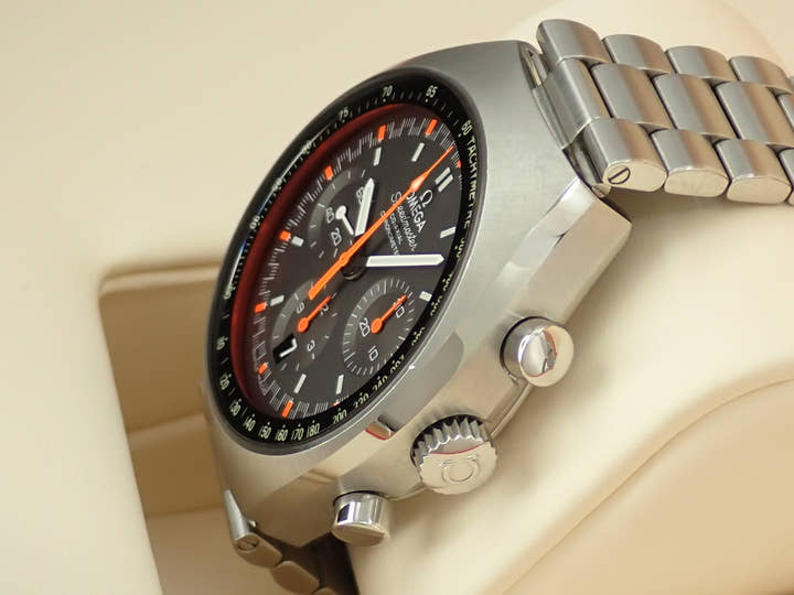 オメガ スピードマスター MARK I I コーアクシャル クロノメーター クロノグラフ Ref.327.10.43.50.06.001 グレー文字盤 中古 T031C793