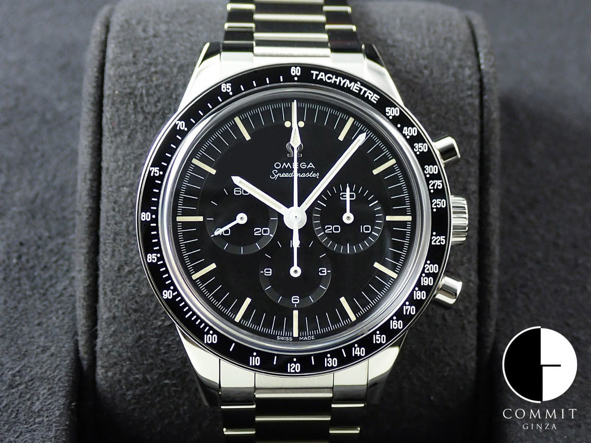 オメガ スピードマスター キャリバー321 クロノグラフ 39.7MM Ref.311.30.40.30.01.001 ブラック文字盤 未使用 5CT310TY