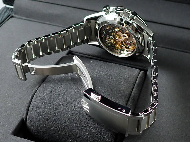 オメガ スピードマスター キャリバー321 クロノグラフ 39.7MM Ref.311.30.40.30.01.001 ブラック文字盤 未使用 5CT310TY