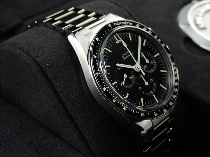 オメガ スピードマスター キャリバー321 クロノグラフ 39.7MM Ref.311.30.40.30.01.001 ブラック文字盤 未使用 5CT310TY