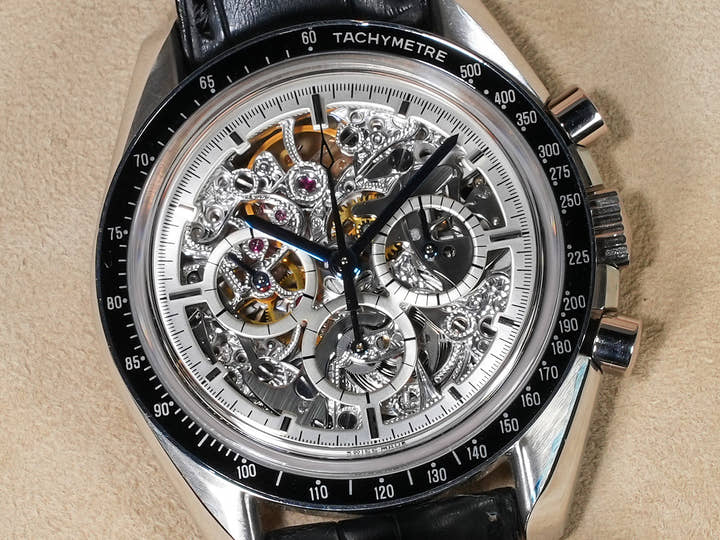 オメガ スピードマスター プロフェッショナル アポロ11号 25周年記念モデル Ref.3097.3 スケルトン文字盤 美中古 W8U4APCM