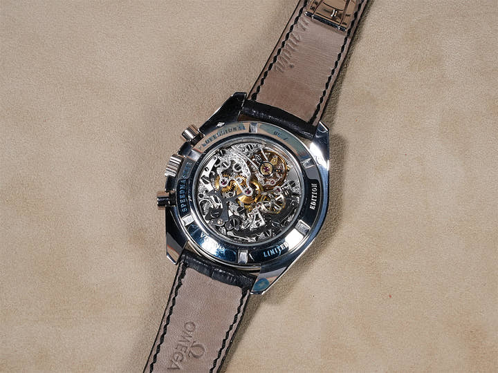 オメガ スピードマスター プロフェッショナル アポロ11号 25周年記念モデル Ref.3097.3 スケルトン文字盤 美中古 W8U4APCM