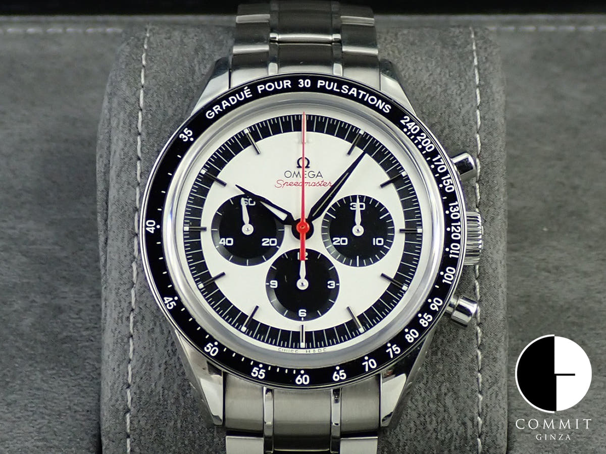 オメガ スピードマスター クロノグラフ CK2998 Ref.311.32.40.30.02.001 ホワイト文字盤 美品 5RFMWYVT