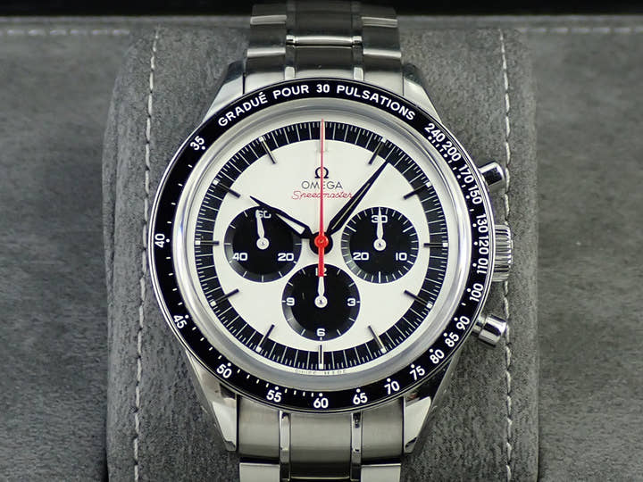 オメガ スピードマスター クロノグラフ CK2998 Ref.311.32.40.30.02.001 ホワイト文字盤 美品 5RFMWYVT