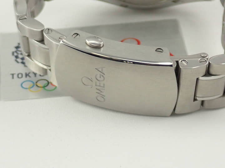 オメガ スピードマスター 記念モデル クロノグラフ 42MM Ref.522.30.42.30.03.001 ブルー文字盤 美品 0Z858911