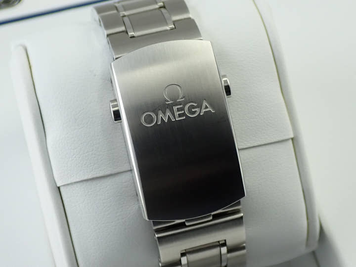 オメガ スピードマスター 記念モデル クロノグラフ 42MM Ref.522.30.42.30.03.001 ブルー文字盤 極美品 A6JA79Z3