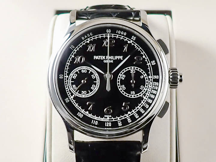 パテックフィリップ スプリットセコンド クロノグラフ Ref.5370P-001 プラチナ ブラック エナメル文字盤