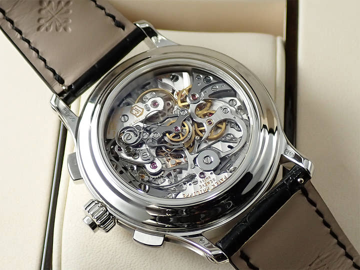 パテックフィリップ スプリットセコンド クロノグラフ Ref.5370P-001 プラチナ ブラック エナメル文字盤