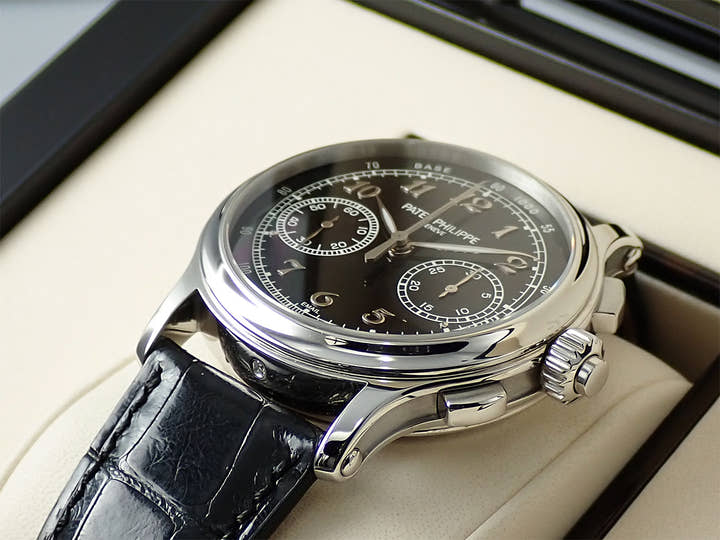 パテックフィリップ スプリットセコンド クロノグラフ Ref.5370P-001 プラチナ ブラック エナメル文字盤