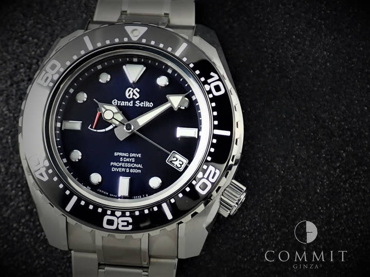 グランドセイコー スプリングドライブ スポーツコレクション 5DAYS Ref.SLGA001 ブルー文字盤 美品 40YY37RM