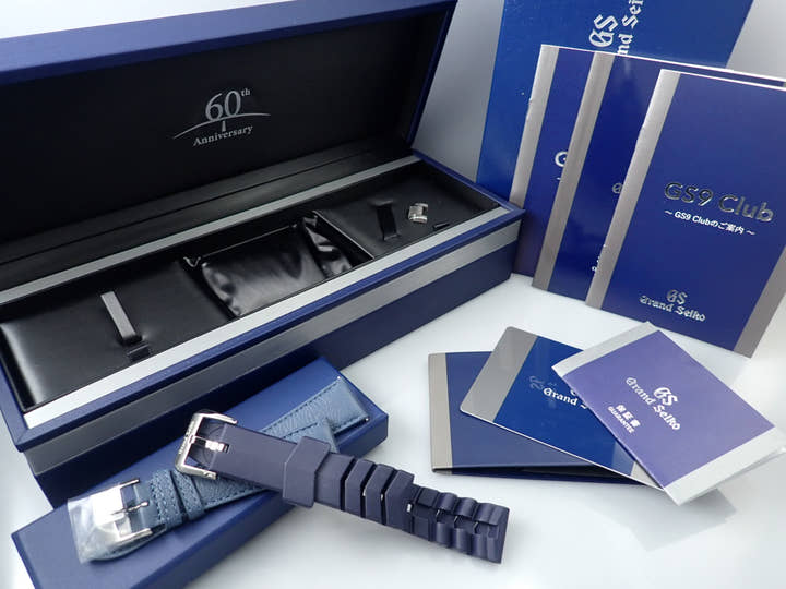 グランドセイコー スプリングドライブ スポーツコレクション 5DAYS Ref.SLGA001 ブルー文字盤 美品 40YY37RM