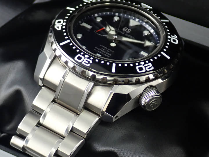 グランドセイコー スプリングドライブ スポーツコレクション 5DAYS Ref.SLGA001 ブルー文字盤 美品 40YY37RM