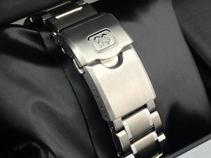 グランドセイコー スプリングドライブ スポーツコレクション 5DAYS Ref.SLGA001 ブルー文字盤 美品 40YY37RM