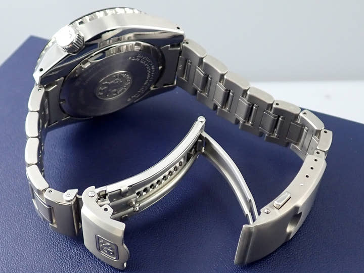 グランドセイコー スプリングドライブ スポーツコレクション 5DAYS Ref.SLGA001 ブルー文字盤 美品 40YY37RM