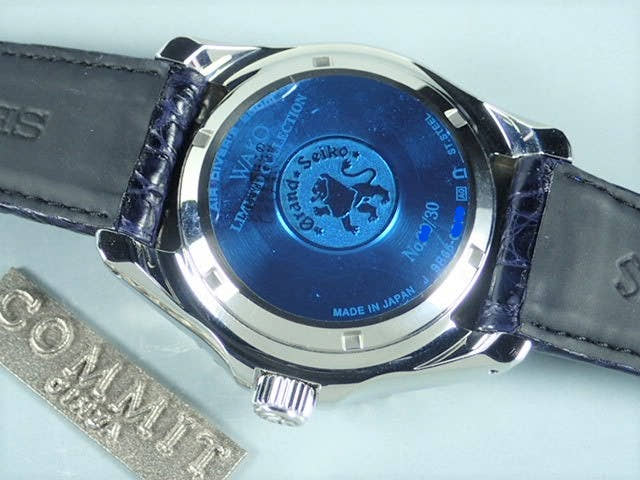 グランドセイコー ダイバー Ref.SBGA143 ブルー文字盤 中古 spring-drive-8