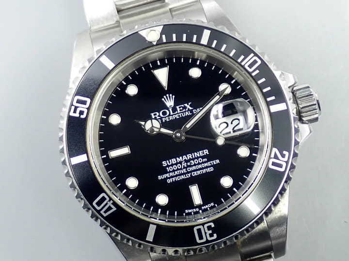 ロレックス サブマリーナー デイト Ref.16610 ステンレススチール ブラック文字盤