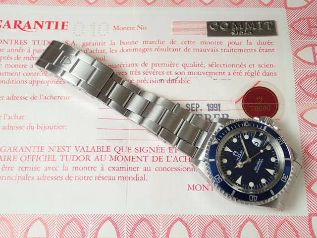 チューダー(チュードル) サブマリーナー Ref.79090 ブルー文字盤 中古 submariner-123