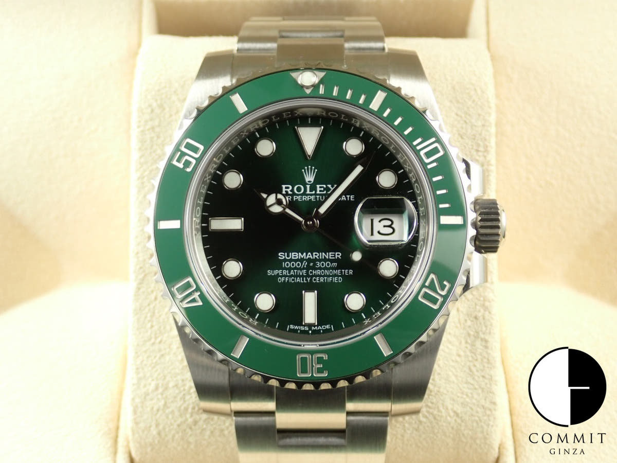 Rolex Submariner Date Ref. 116610LV Stainless Steel Green Dial